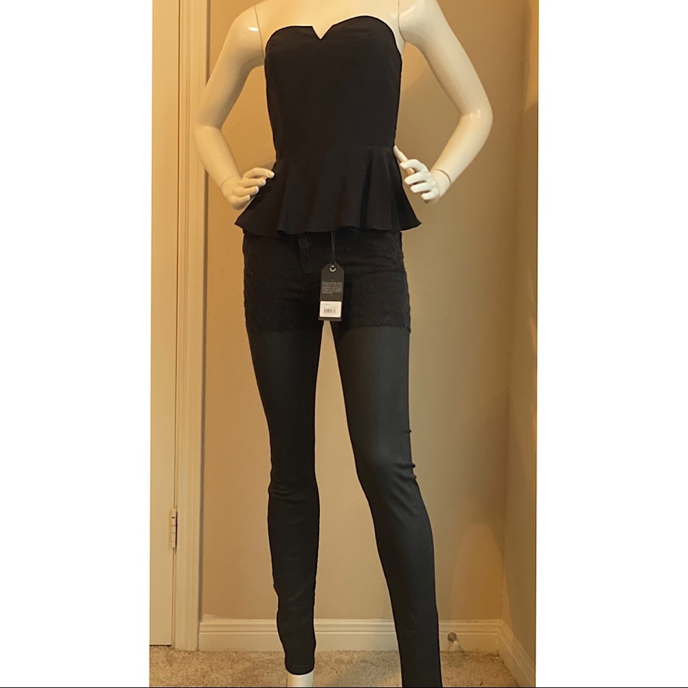 Brockenbow skinny Emma jeans magma/black 26